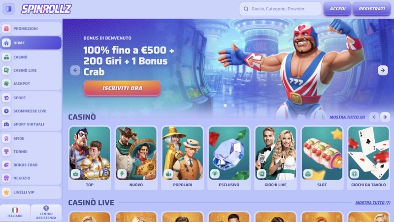 Spinrollz Homepage